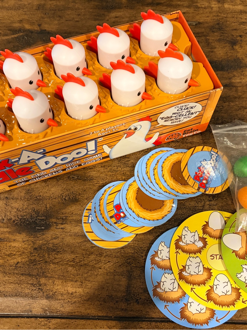 Peek-A-Doodle-Doo Chicken Egg Game